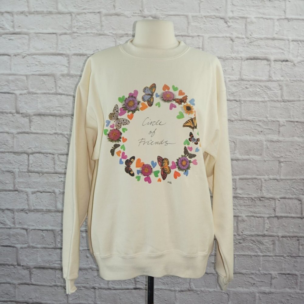 Vintage 90s Butterfly Heart Sweatshirt